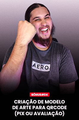Neste bônus vai aprender a criar artes de QRCODE PIX e AVALIAÇÃO DO GOOGLE MEU NEGÓCIO. DE R$ 29,90 POR R$ 00 (GRÁTIS).