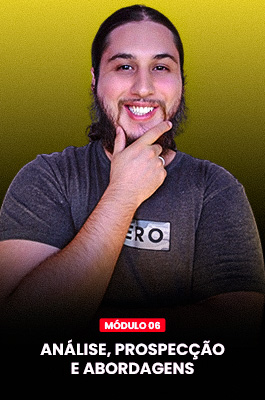 Neste módulo você terá todas as ferramentas para você fechar seus primeiros clientes, utilizando abordagens personalizadas e plataformas gratuitas para encontrar empresas.